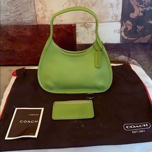 Authentic Leather Coach Bag